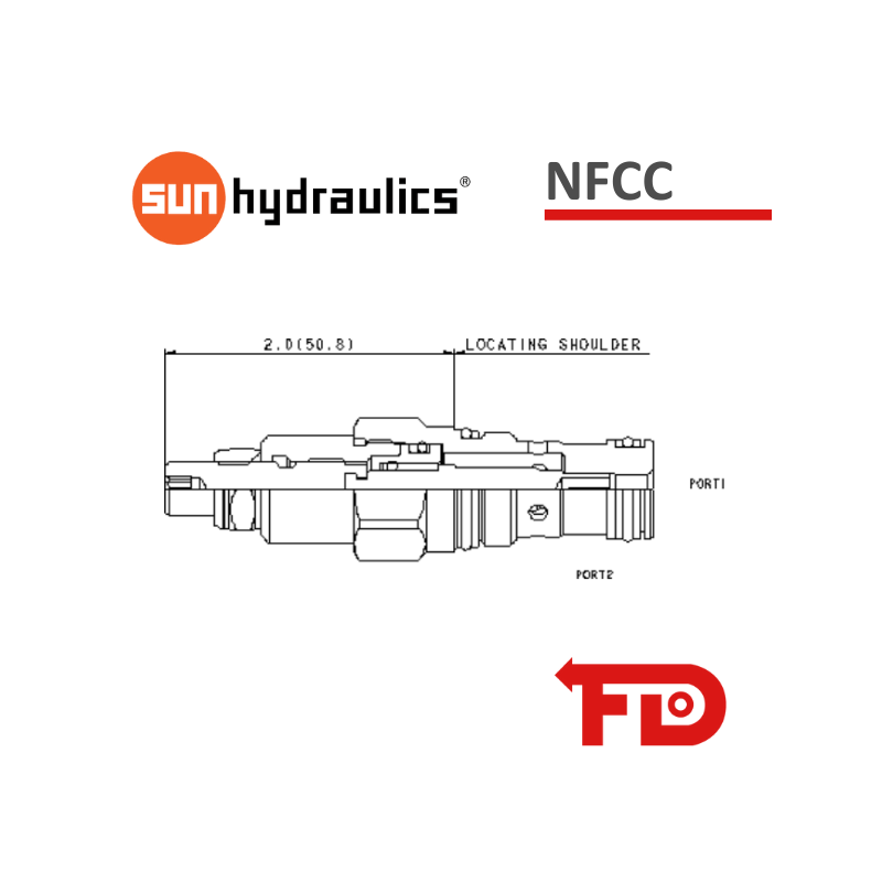 Sun Hydraulics NFCCLDN Needle Valve Flodraulic Germany