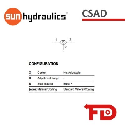 CSADXXN - SHUTTLE VALVE | SUN HYDRAULICS