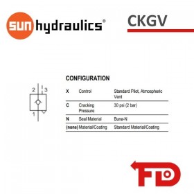 CKGVXCN - CHECK VALVE | SUN HYDRAULICS