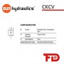 CKCVXCV - CHECK VALVE | SUN HYDRAULICS