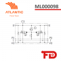 ML000098 - CHECK AND METERING VALVE MLLT-700-AAGN- ATLANTIC FLUID TECH