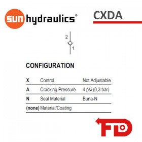 CXDAXAN - CHECK VALVE - SUN HYDRAULICS