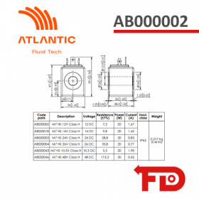 AB000002 - M7 SERIES COIL - ATLANTIC FLUID TECH