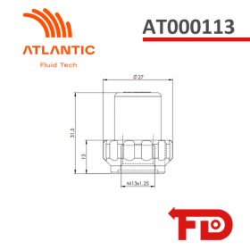 AT000113 - ABDICHTUNGSKAPPE - ATLANTIC FLUID TECH