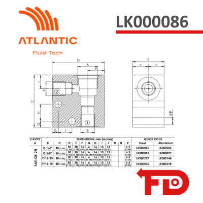 LK000086 - MANIFOLD - ATLANTIC FLUID TECH