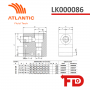 LK000086 - MANIFOLD SAE-XX-2N - ATLANTIC FLUID TECH