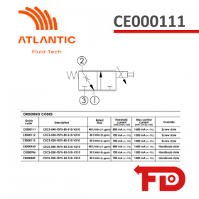 CE000111 - FLOW CONTROL VALVE - ATLANTIC FLUID TECH