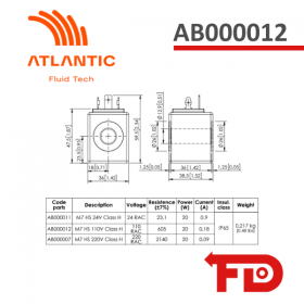 AB000012 - M7 SERIES COIL - ATLANTIC FLUID TECH