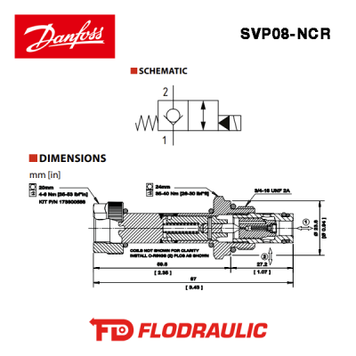 805315119 - 2-WAY - SVP08-NCR-00-00-B-00 - DANFOSS