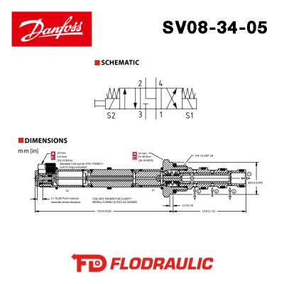 805313719 - 4-WAY - SV08-34-05-00-00-B-00 - DANFOSS