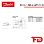 17116531 - SPULE M16-12D-26W-DED - DANFOSS