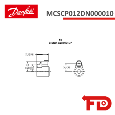 300AA00061A - SPULE MCSCP012DN000010 - DANFOSS