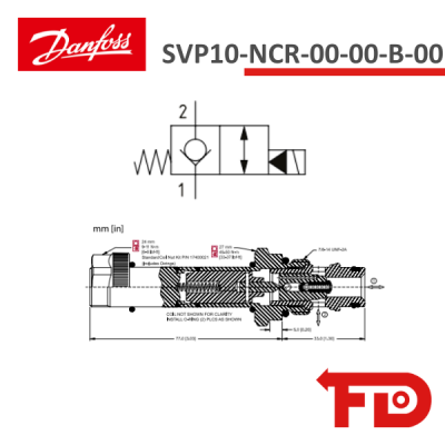 805315519 - MAGNETBETÄTIGTESVENTIL SVP10-NCR-00-00-B-00 - DANFOSS