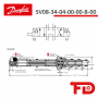 805313619 - SOLENOID OPERATED CARTRIDGE SV08-34-04-00-00-B-00 - DANFOSS