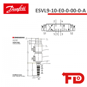 308AA00703A - MAGNETBETÄTIGTESVENTIL ESVL9-10-E0-0-00-0-A - DANFOSS