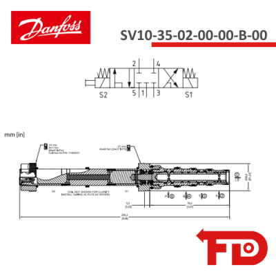 11201623 - DIRECTIONAL CONTROL VALVE SV10-35-02-00-00-B-00 - DANFOSS