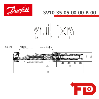 11225555 - DIRECTIONAL CONTROL VALVE SV10-35-05-00-00-B-00 - DANFOSS