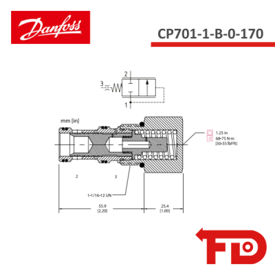 83010873 - LOGIKELEMENT CP701-1-B-0-170 - DANFOSS