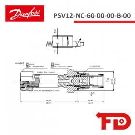 83037335 - FLOW REGULATOR PSV12-NC-60-00-00-B-00 - DANFOSS