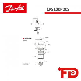 402AA00015A - SEQUENCE VALVE 1PS100P20S - DANFOSS