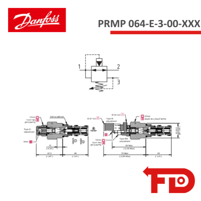 810192419 - REDUCING PRMP 064-E-3-00-XXX - DANFOSS