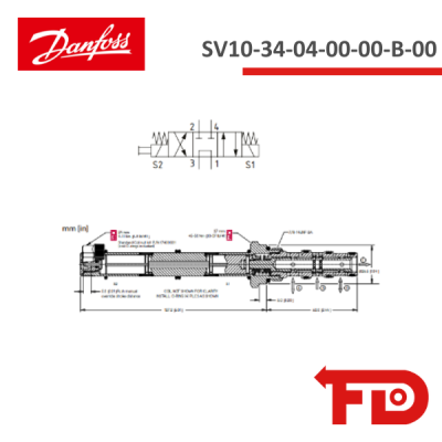 805314719 - WEGEVENTIL SV10-34-04-00-00-B-00 - DANFOSS