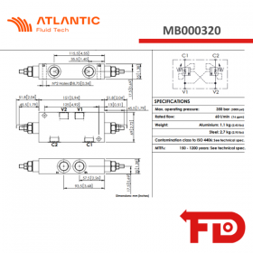 MB000320 – GEGENAUSGLEICHVENTIL – ATLANTIC FLUID TECH