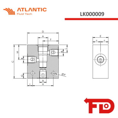 LK000009 - ACCESSORIES  08-3N-G38-A - Atlantic Fluid Tech