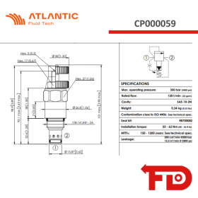CP000059 - PRESSURE CONTROL CPLN-120-PSNA-HN-S10-N100 - Atlantic Fluid Tech