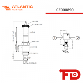 CE000890 - PRESSURE CONTROL CEBT-120-PMPS-91-S10-V320 - Atlantic Fluid Tech