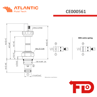 CE000561 - WEGEVENTIL CEBN-080-NCFN-31-S10-N500 - Atlantic Fluid Tech