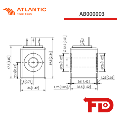 AB000003 - COIL M7-24HR - ATLANTIC FLUID TECH