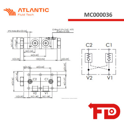 MC000036 - LASTHALTEVENTIL MCDN-030-SBNS-07-G38-N005 - Atlantic Fluid Tech