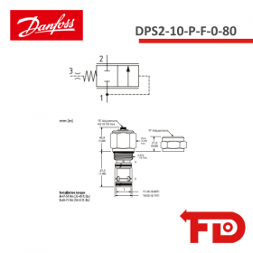 565604 - LOGIKELEMENT DPS2-10-P-F-0-80 - DANFOSS