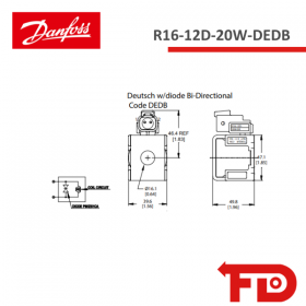 11116122 - ZUBEHÖR R16-12D-20W-DEDB - DANFOSS