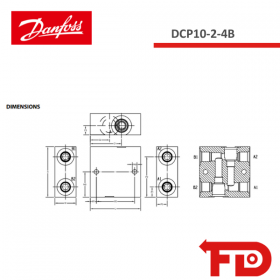 11135684 - BODY DCP10-2-4B - DANFOSS