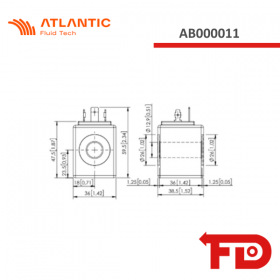 AB000011 - SPULE DER 24V M7 SERIE  - ATLANTIC FLUID TECH
