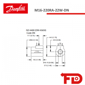171184419 - SPULE - M16-220RA-22W-DN - DANFOSS