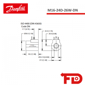 171146019 - SPULE M16-24D-26W-DN - DANFOSS