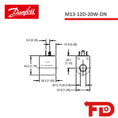 171139819 - SPULE M13-12D-20W-DN - DANFOSS
