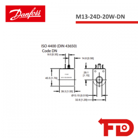 171140019 - SPULE M13-24D-20W-DN - DANFOSS