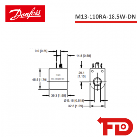 171183719 - SPULE M13-110RA-18.5W-DN - DANFOSS