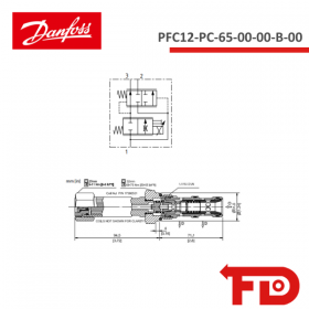 850258319 - STROMREGLERVENTIL - PFC12-PC-65-00-00-B-00 - DANFOSS