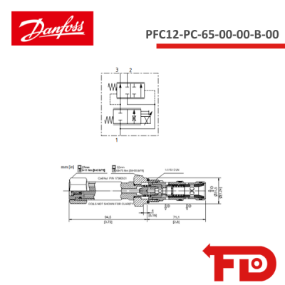 850258319 - STROMREGLERVENTIL - PFC12-PC-65-00-00-B-00 - DANFOSS
