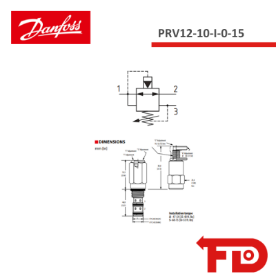 02-177194 - DRUCKMINDERVENTIL - PRV12-10-I-0-15 - DANFOSS