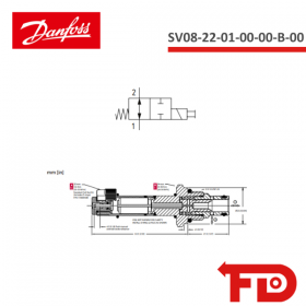 805312819 - 2-WEGE - SV08-22-01-00-00-B-00 - DANFOSS