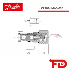 130499 - LOGIC ELEMENT - CP701-1-B-0-030 - DANFOSS