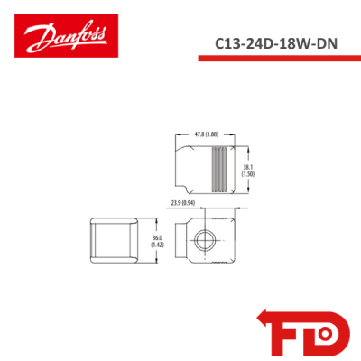 171103119 - COIL  C13-24D-18W-DN - DANFOSS