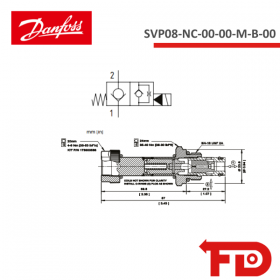 83019507 - 2-WAY - SVP08-NC-00-00-M-B-00 - DANFOSS