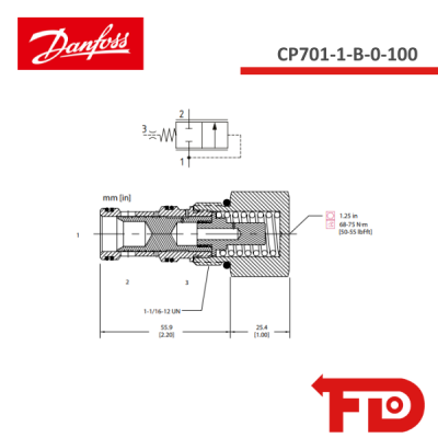 131542 - LOGIC ELEMENT - CP701-1-B-0-100 - DANFOSS